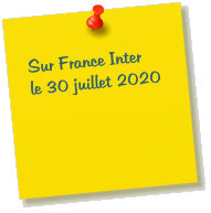 Sur France Inter le 30 juillet 2020
